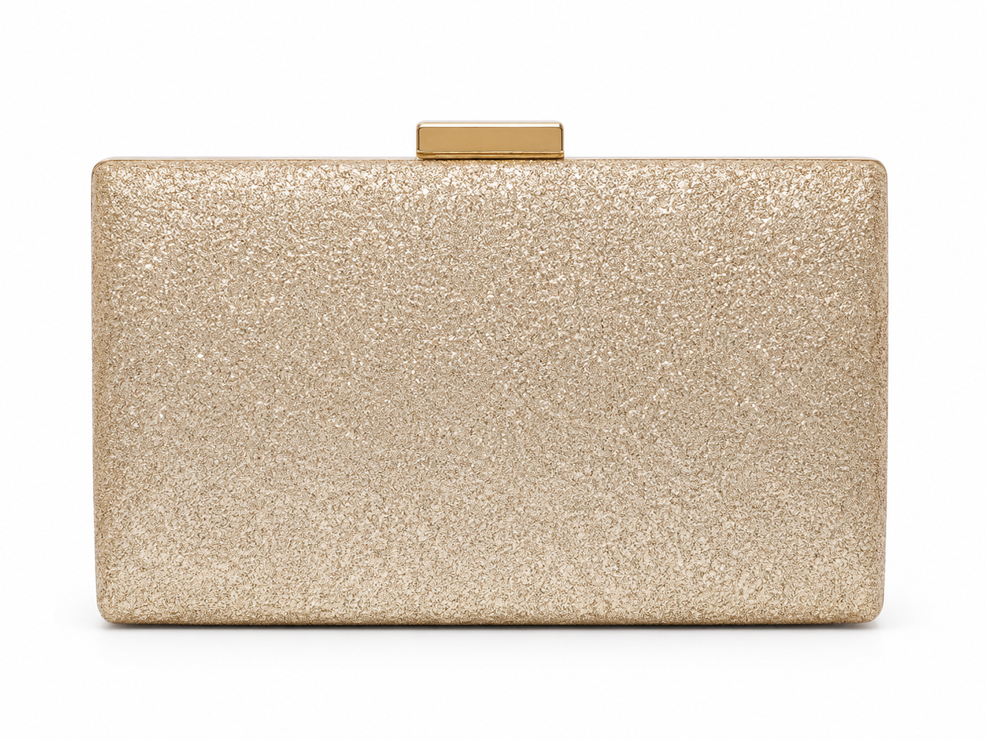 Gold Glitter evening clutch (177-13)