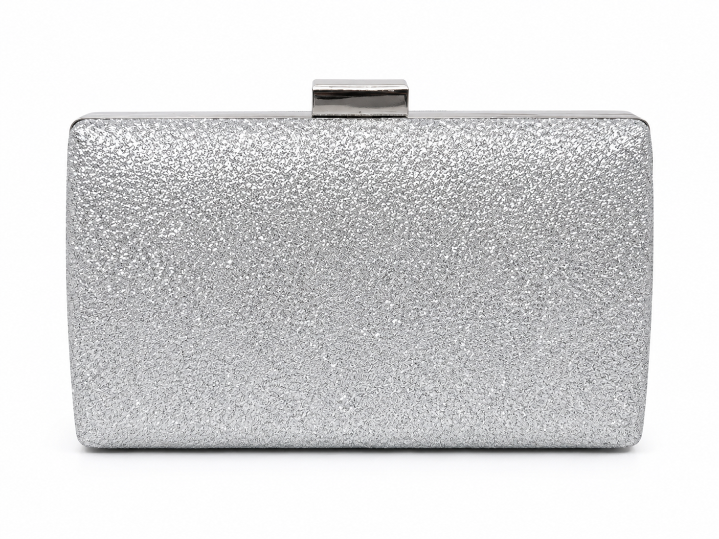Silver Glitter evening clutch (177-13)