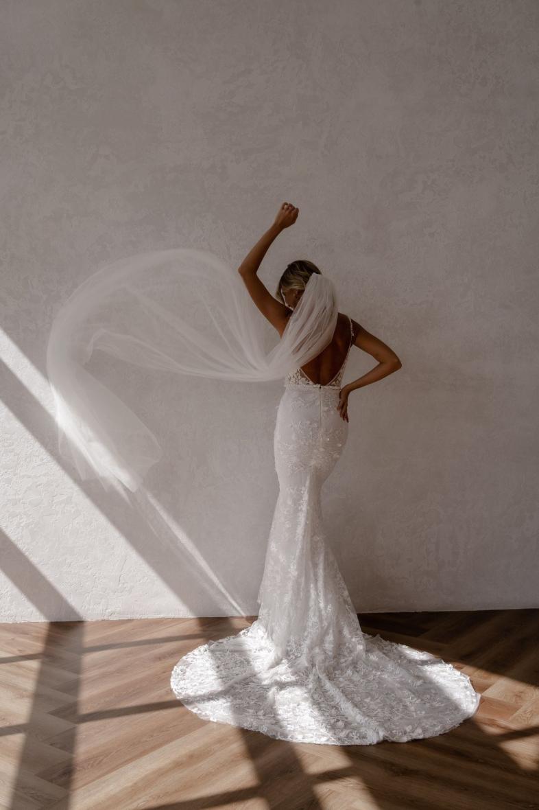 Made with Love Bridal - Holly veil Cathedral 1 tier
