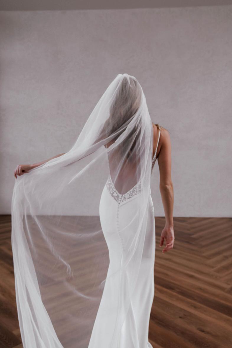 Made with Love Bridal - Holly veil Cathedral 1 tier