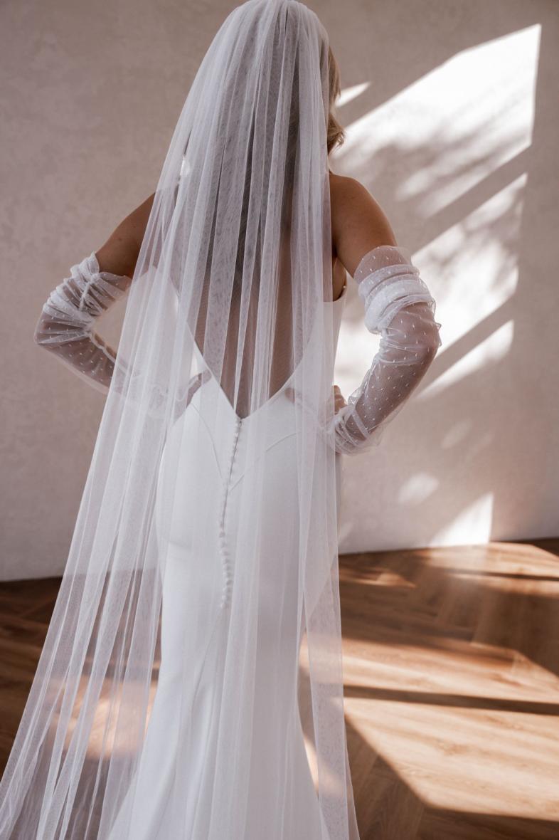 Made with Love Bridal - Holly veil Cathedral 1 tier