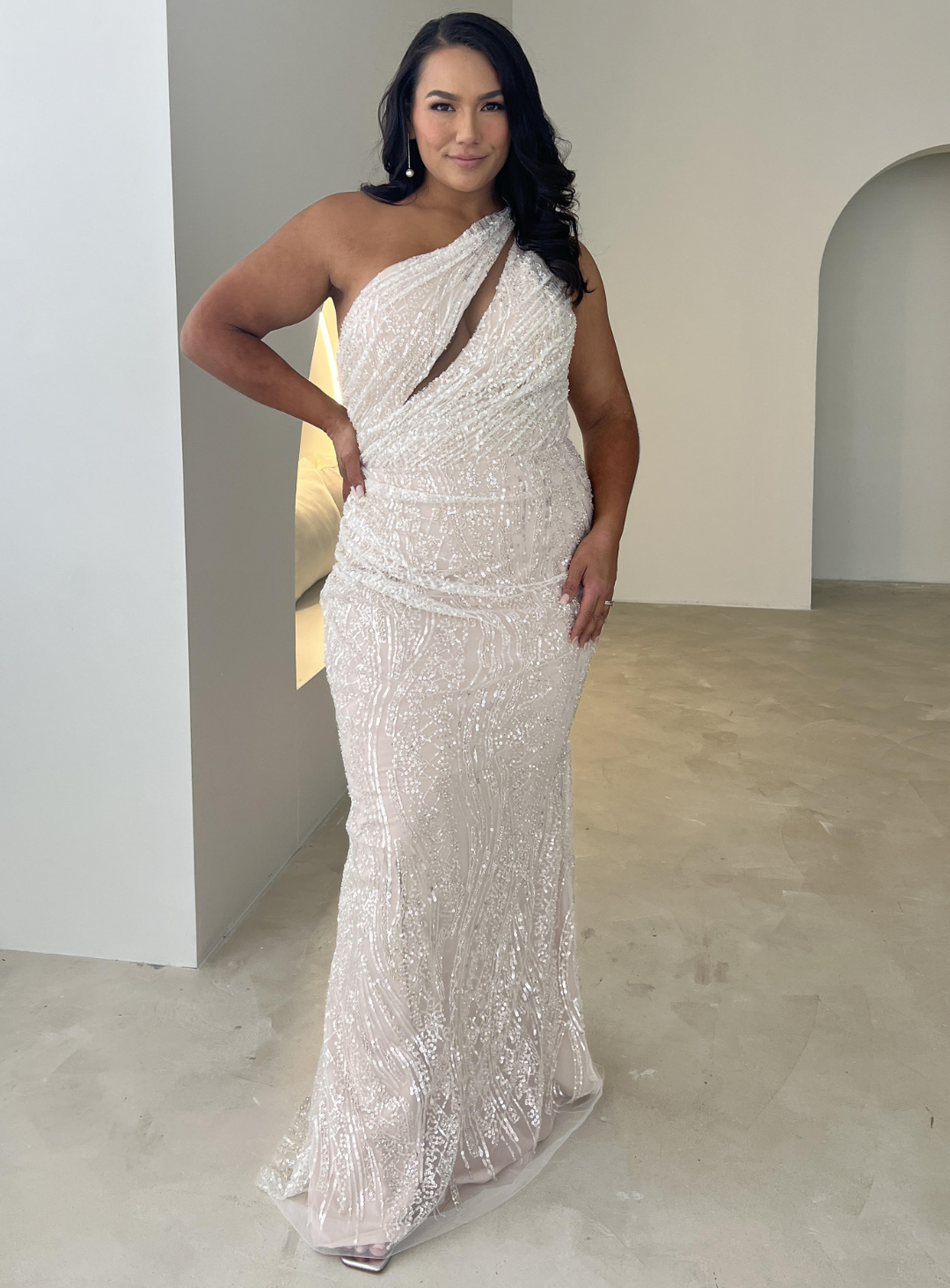 JX6011 Ivory/Nude size 12 (Sale!)
