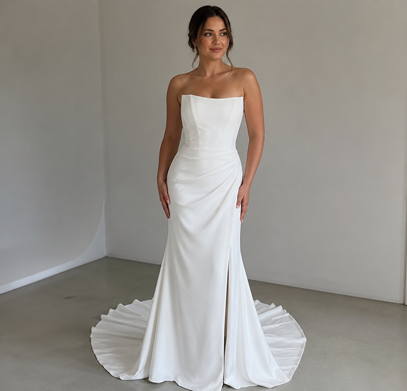 Klaudia gown Ivory size 12 (Ex sample gown)