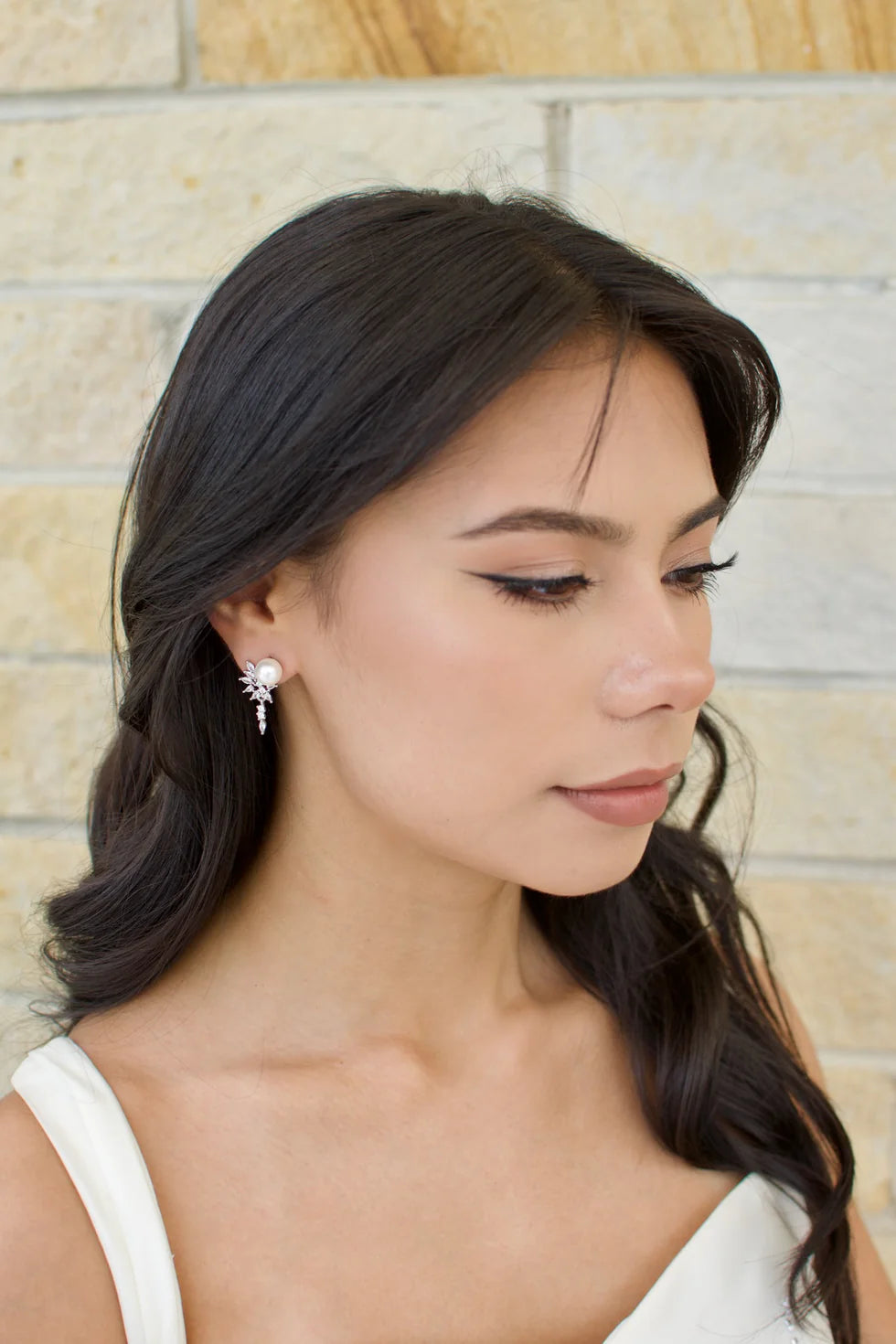 Evelyn Pearl Drop Earrings WE754