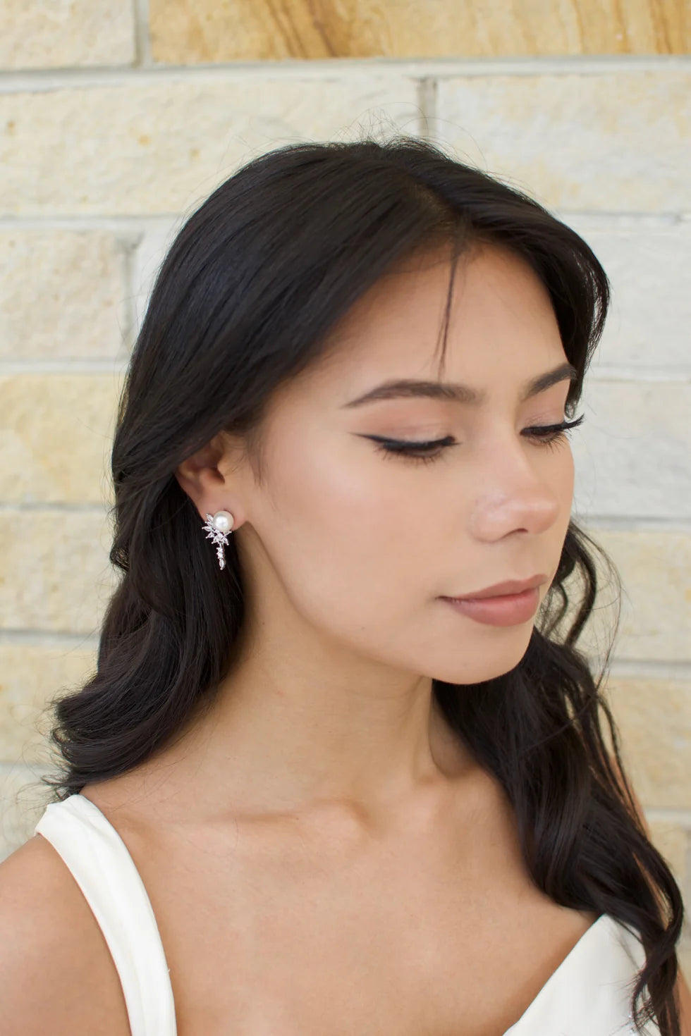 Evelyn Pearl Drop Earrings WE754