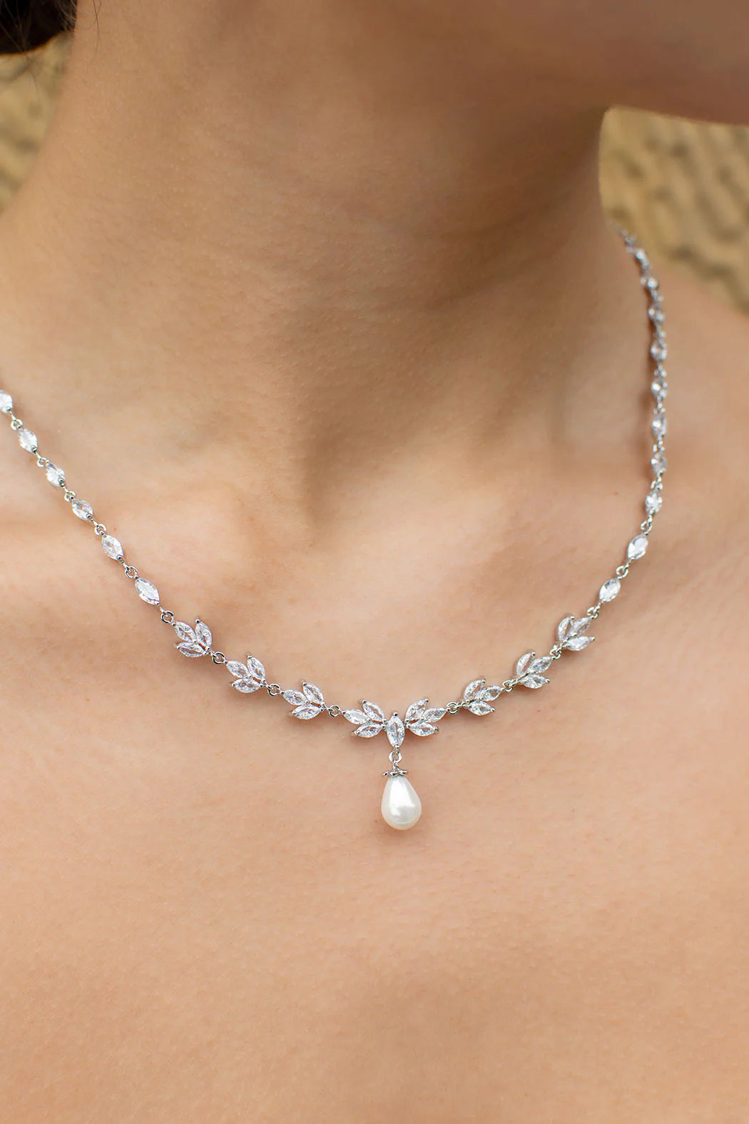 Leah Necklace - Silver WN261