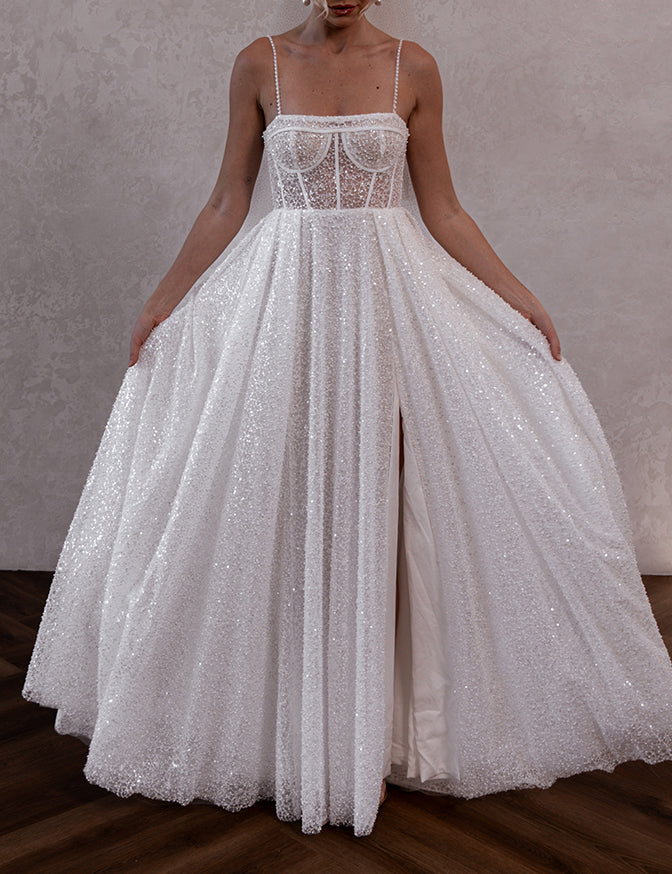 Sebastian gown Ivory size 12 (Ex sample gown)