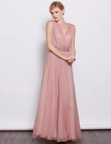 LD1029 dusty pink size 14 no belt (Sale!)
