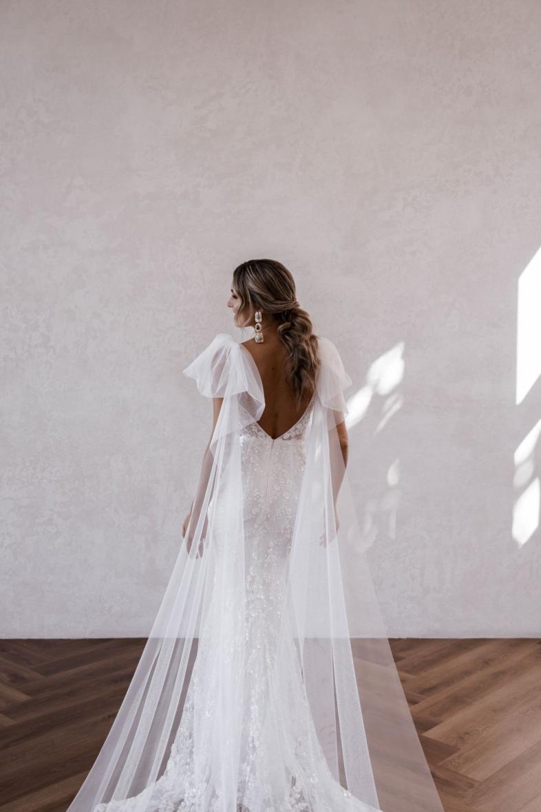 Made with Love Bridal - Detachable Long Tulle Bows