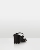 Soho Black Strappy High Heel
