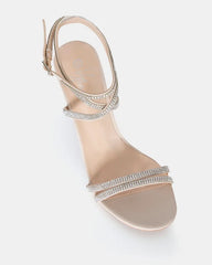 Elope Nude Rhinestone High Heel