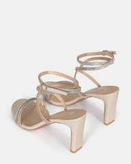 Elope Nude Rhinestone High Heel