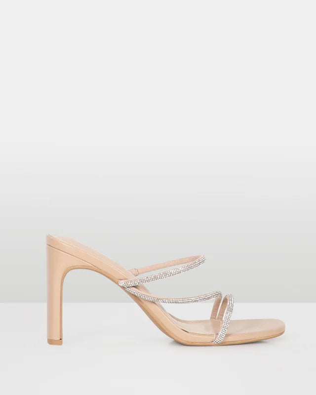 Madison Nude Diamante Heel