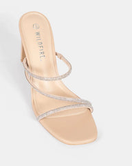 Madison Nude Diamante Heel