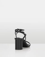 Captivate Black Strappy High Heel