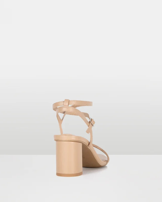 Captivate Nude Strappy High Heel