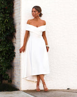 Belina Dress-White