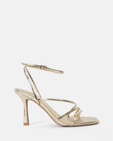Dante Gold Strappy heels