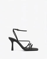 Dante Black Strappy heels