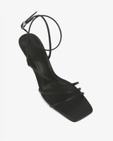 Dante Black Strappy heels