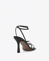 Dante Black Strappy heels