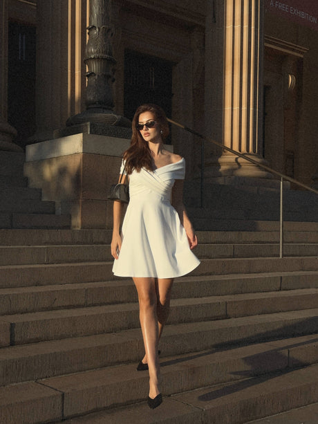 Britt Dress-White