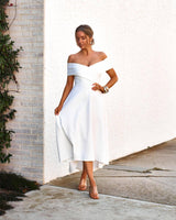 Belina Dress-White