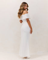 Briana Dress-White