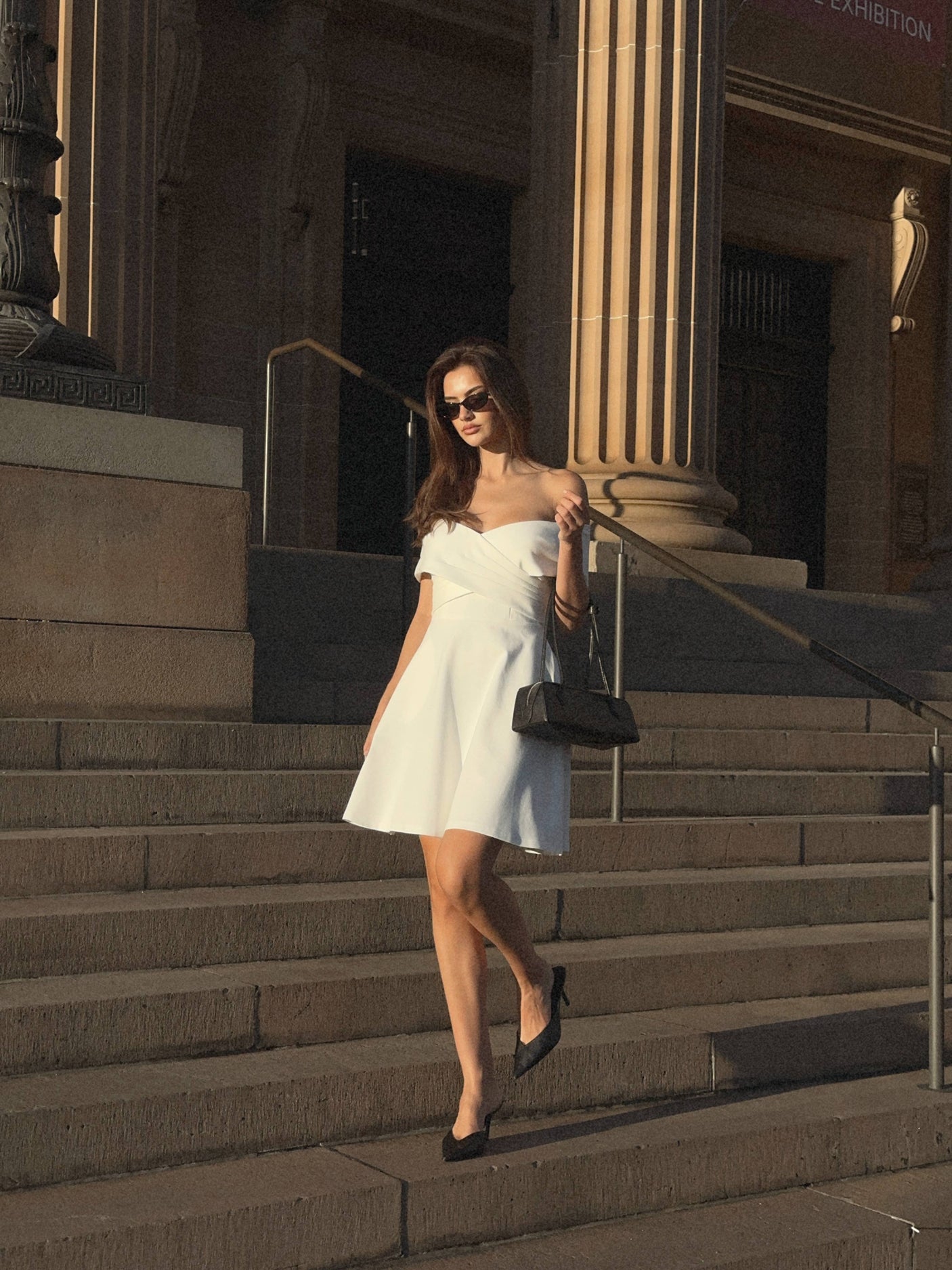 Britt Dress-White