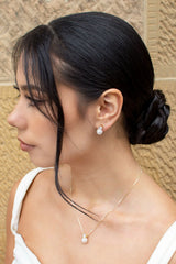 Annie Bridal Necklace & Earring set - Gold WS115
