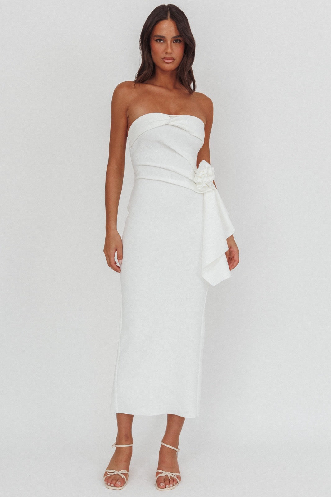 'Athens' - White Cocktail Dress