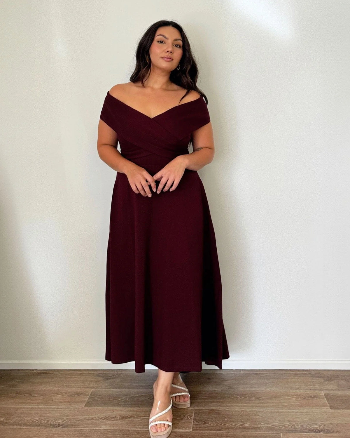 Belina Dress - Mahogany