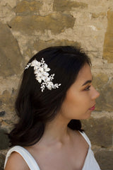Cassandra Clip- Silver WF353