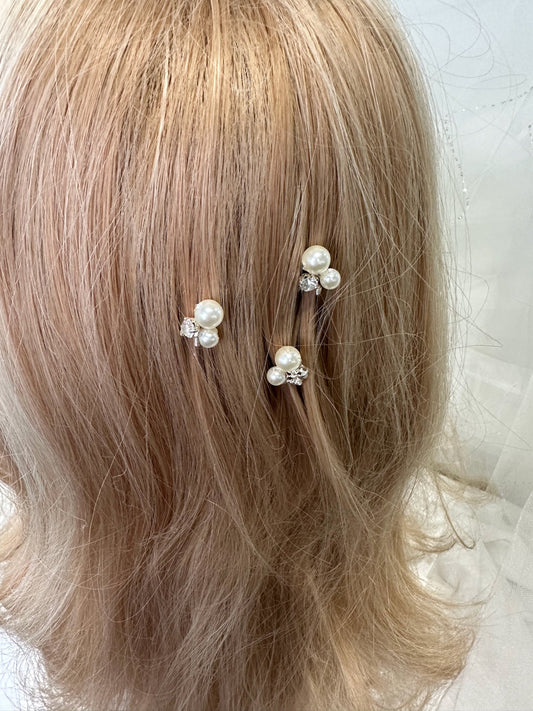 Bea Pearl Hair pins 3 pack WP134