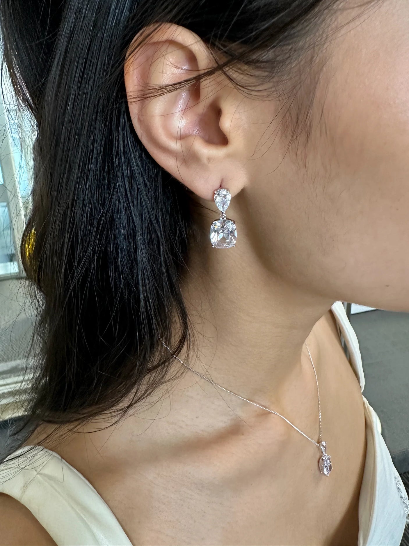 Cordelia Bridal Necklace & Earring set WS787