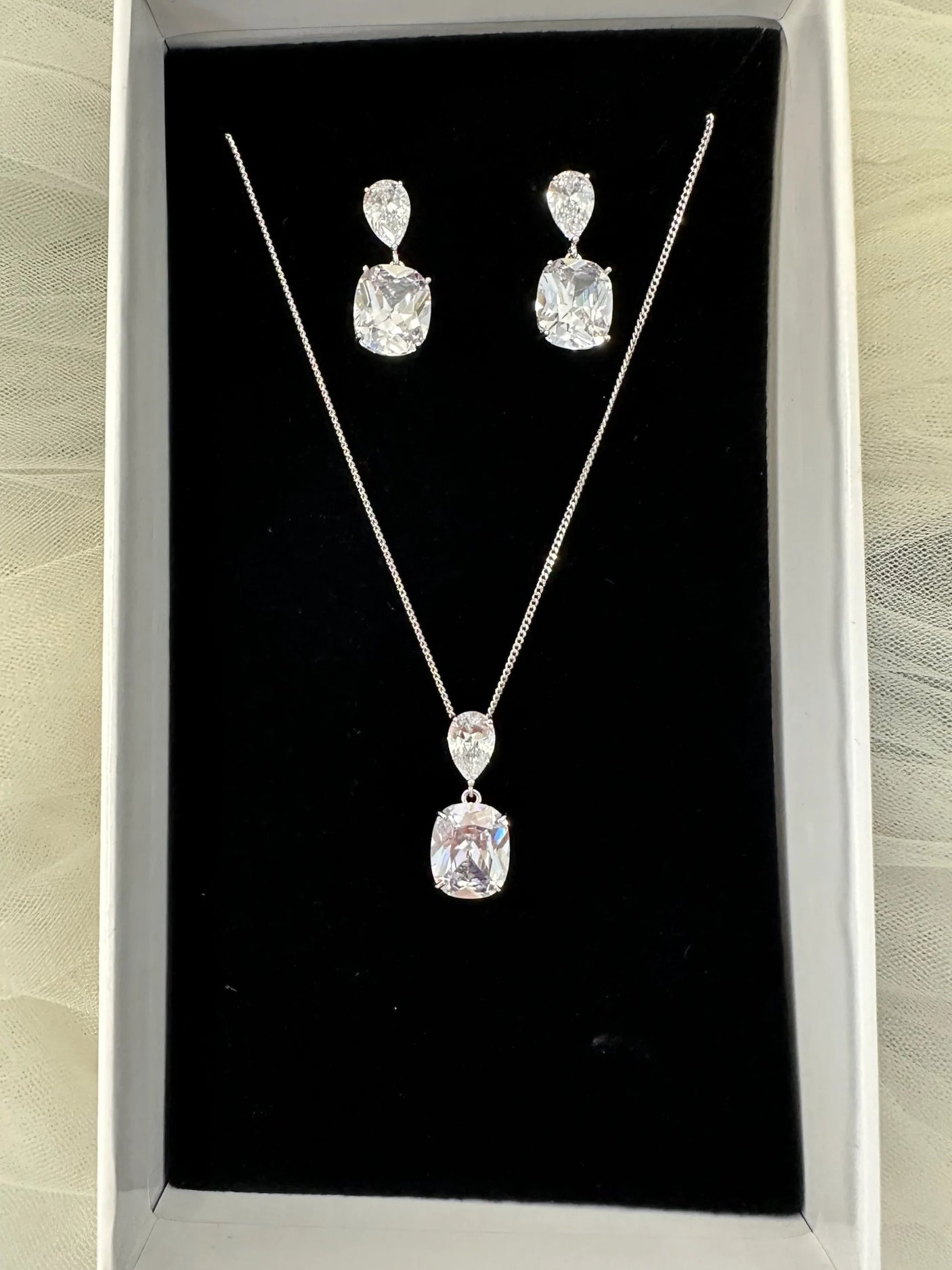 Cordelia Bridal Necklace & Earring set WS787