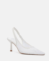 Iraya Heel - White Lace