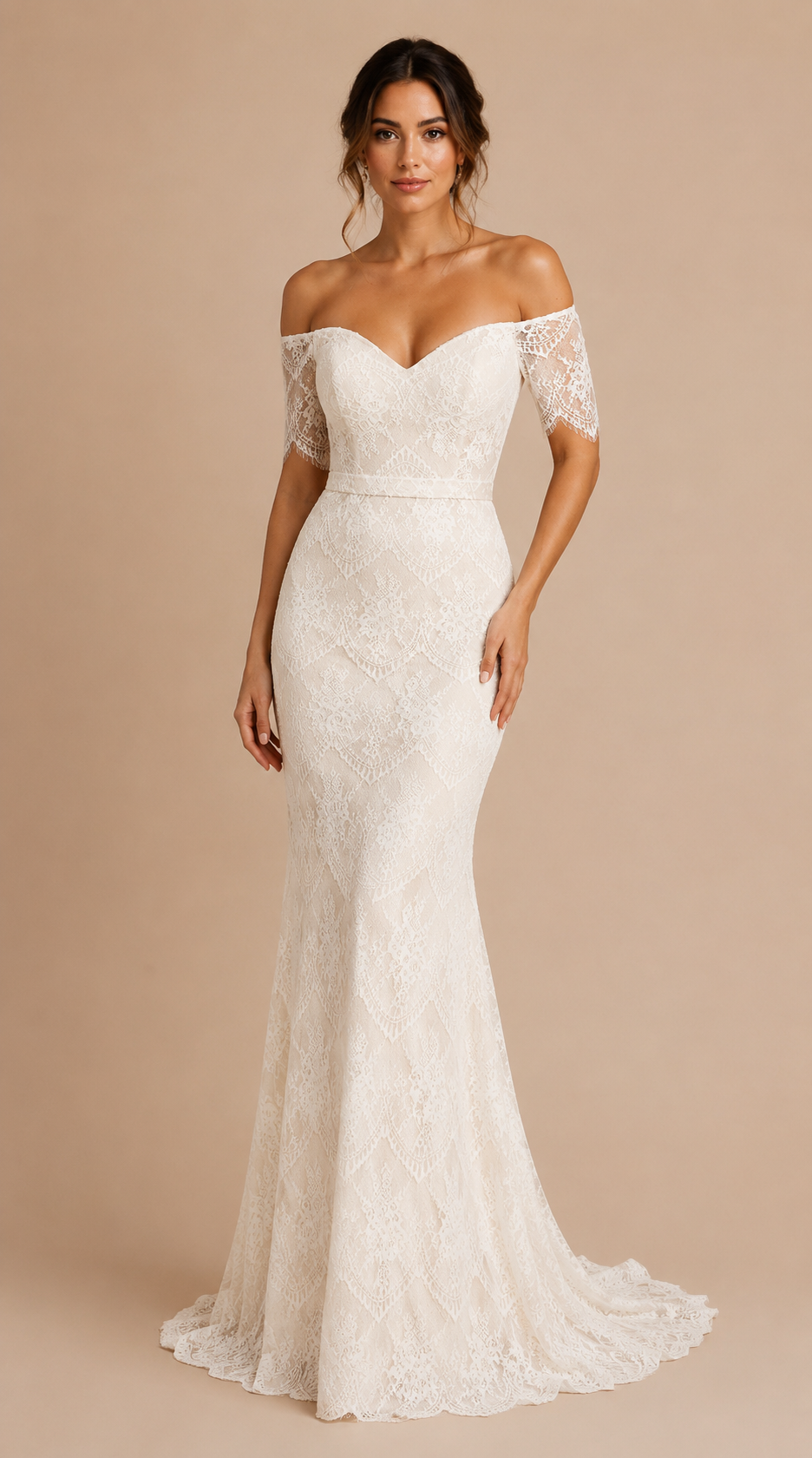 Jacinta gown Ivory size 8 (Ex sample gown)