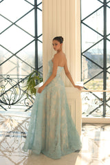 NC1057 Blue/Nude size 6 (Ready to ship!)