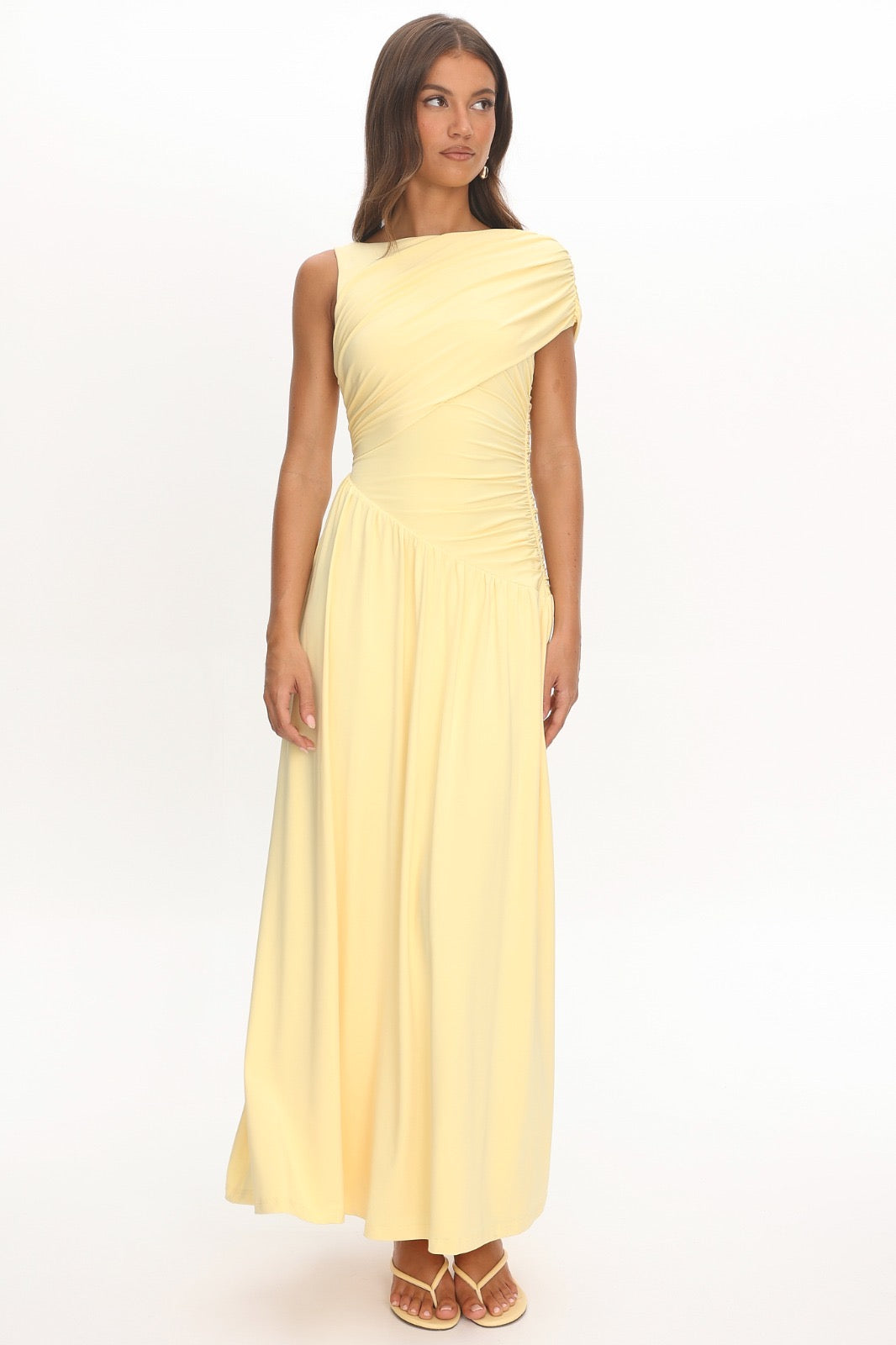'Paris' - Yellow Cocktail Dress
