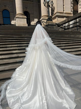 Priss Veil - 2 Tier ruffled