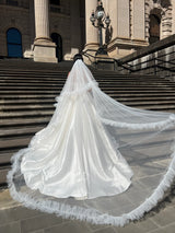 Priss Veil - 2 Tier ruffled