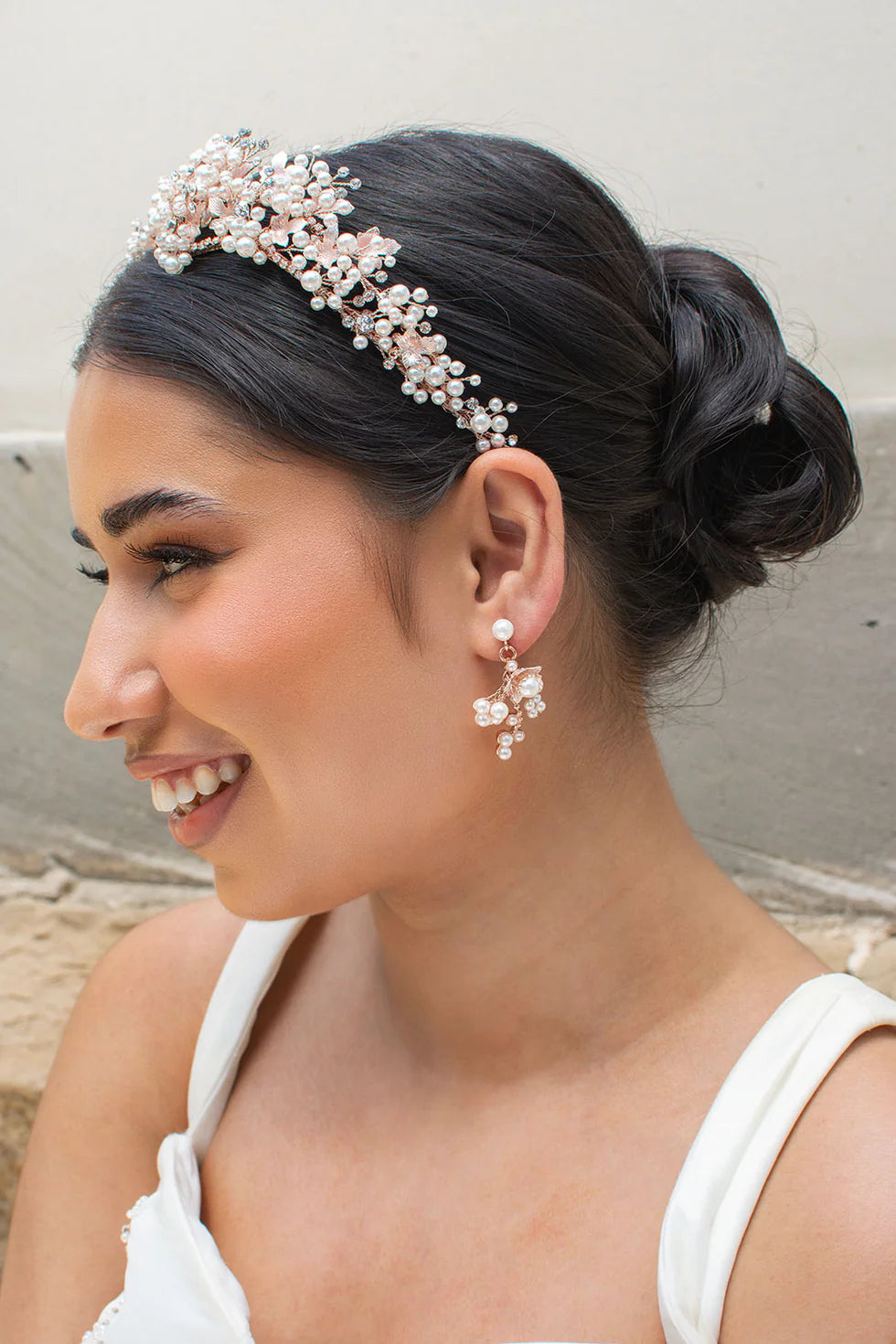 Georgie Earrings- Rose Gold WE565