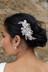 Cassandra Clip- Silver WF353