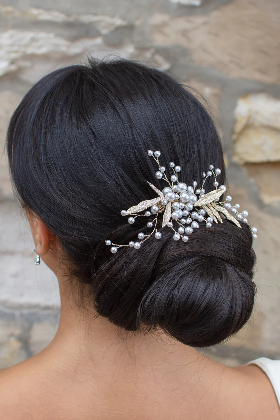 Imogen Side Comb - Gold WF539