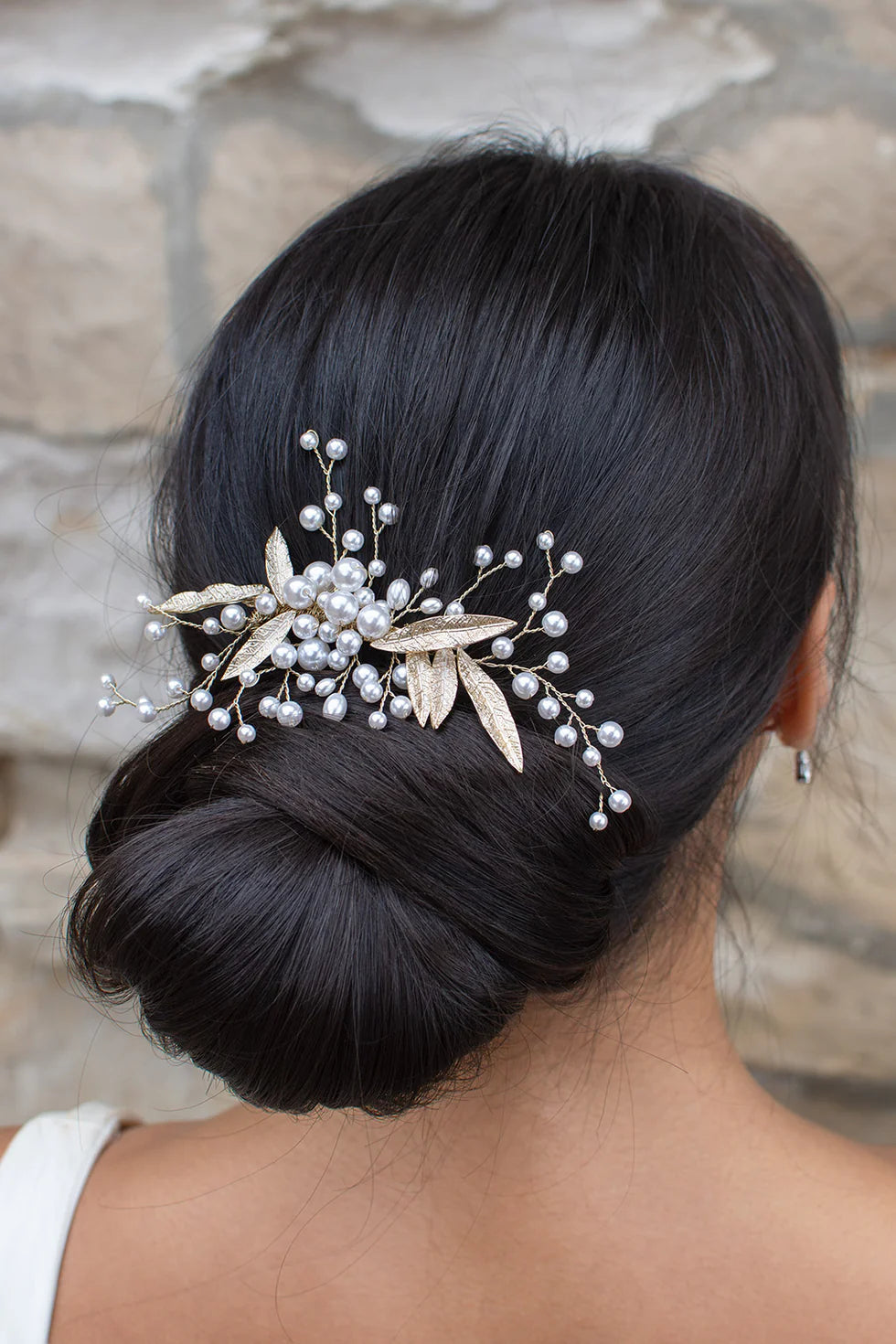 Imogen Side Comb - Gold WF539