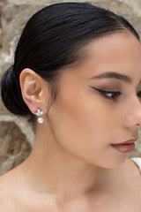 Frankie Earrings - Silver WE744