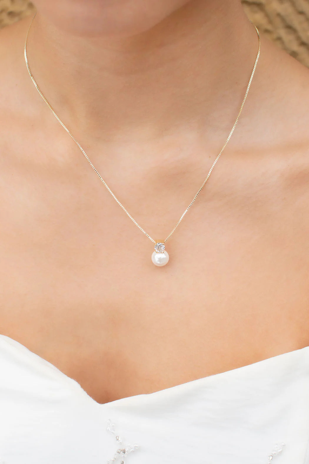 Annie Bridal Necklace & Earring set - Gold WS115