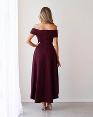 Belina Dress - Mahogany