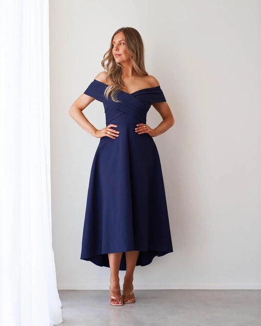 Belina Dress - Navy